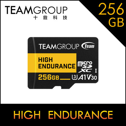 TEAM 十銓 256G 記憶卡 High Endurance